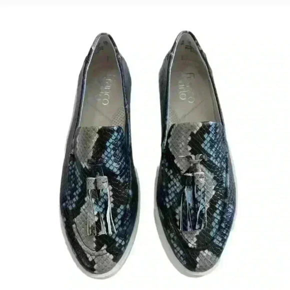 New Franco Sarto Snake Skin Loafer - Picture 1 of 6